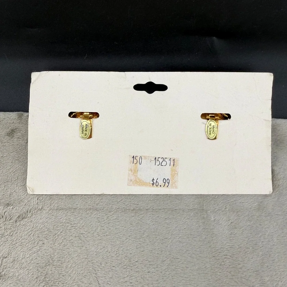 Vintage Shoe Clips Gold‎ Tone